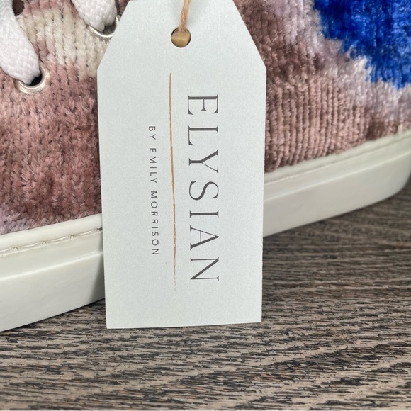 Elysian Ankara Silk Velvet Hi-top sneakers. EUR 38. Women’s 7.5. NWT. See pic - Picture 9 of 15